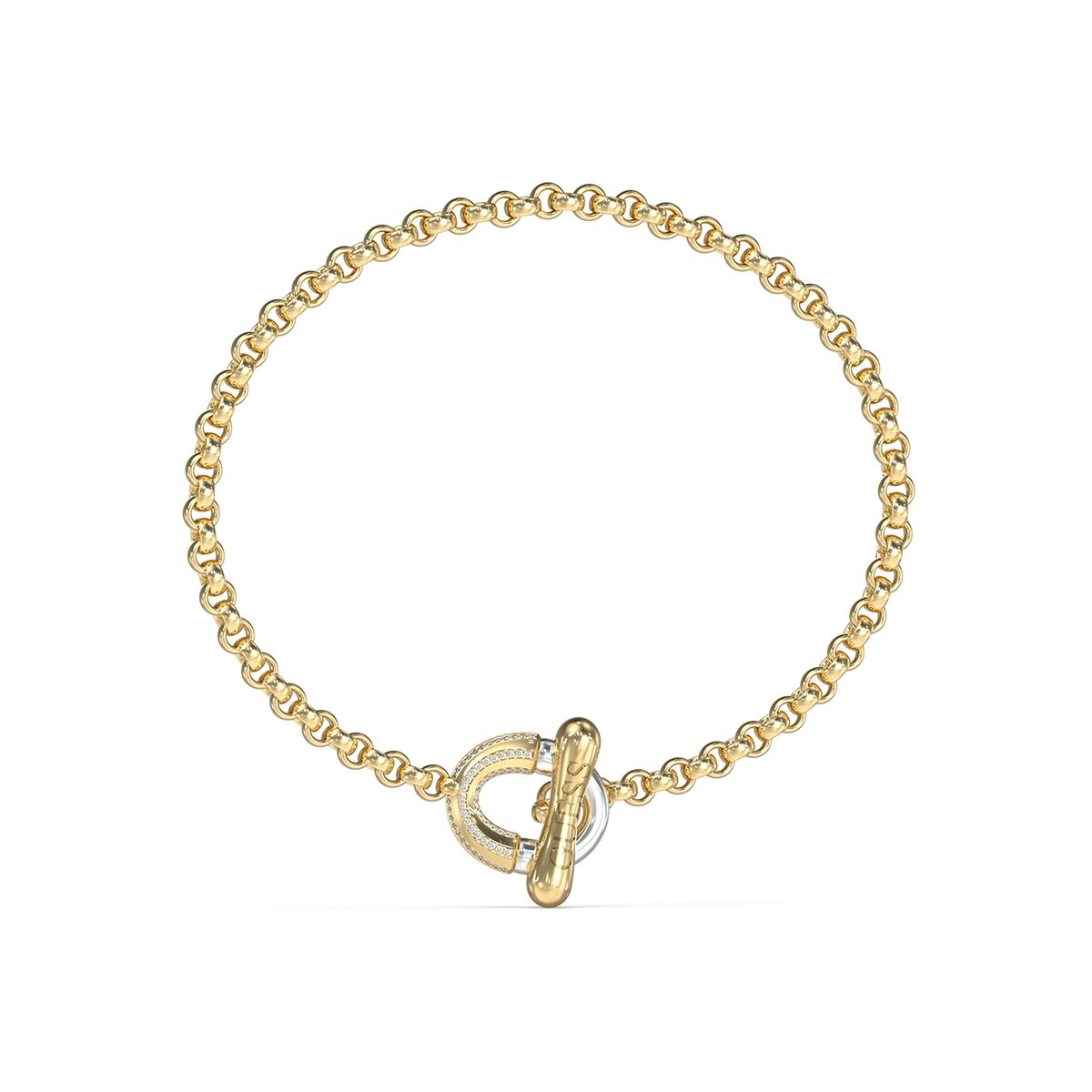 Ladies' Bracelet Guess JUBB05372JWYGRHS Golden