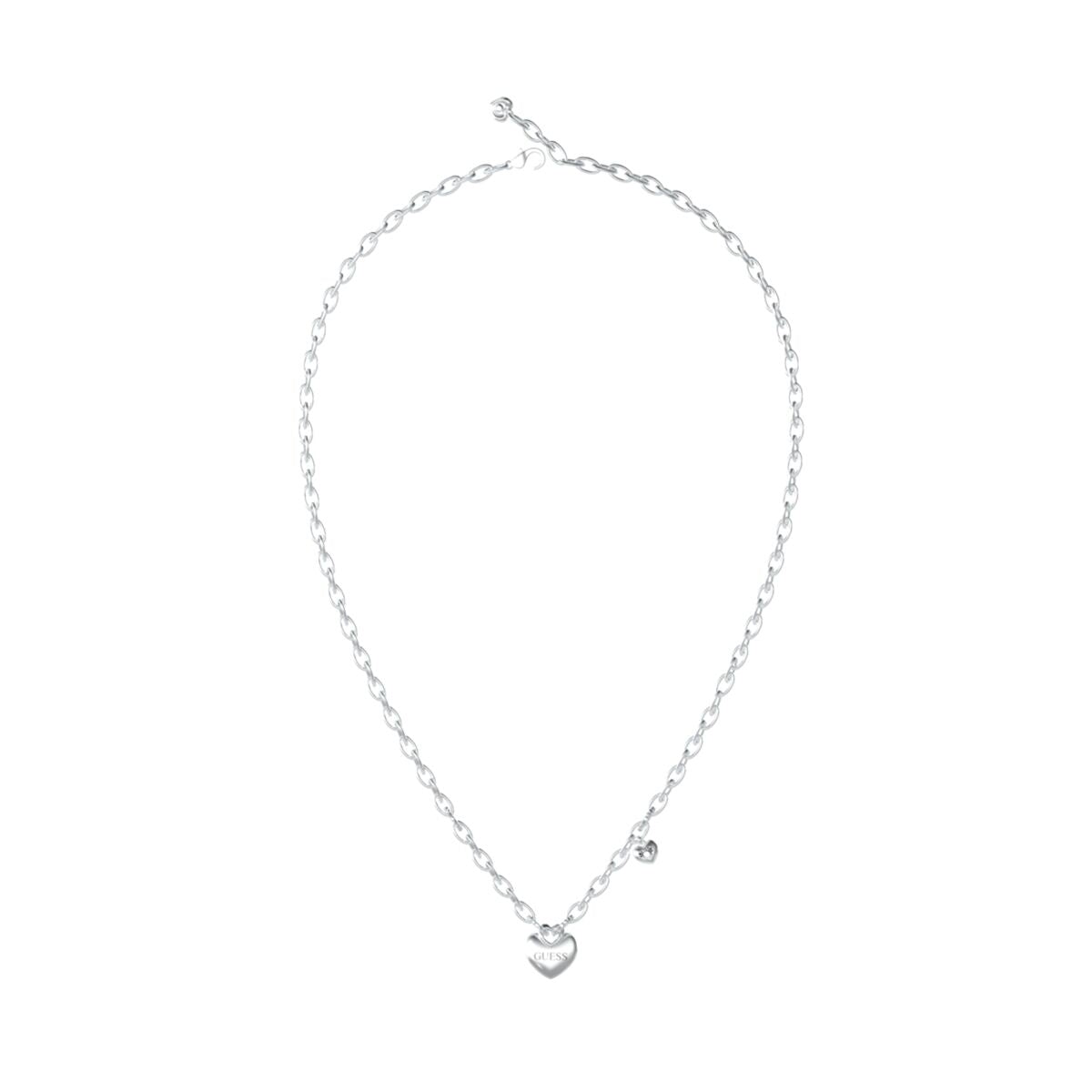 Ladies' Necklace Guess JUBN05216JWRHT-U Silver