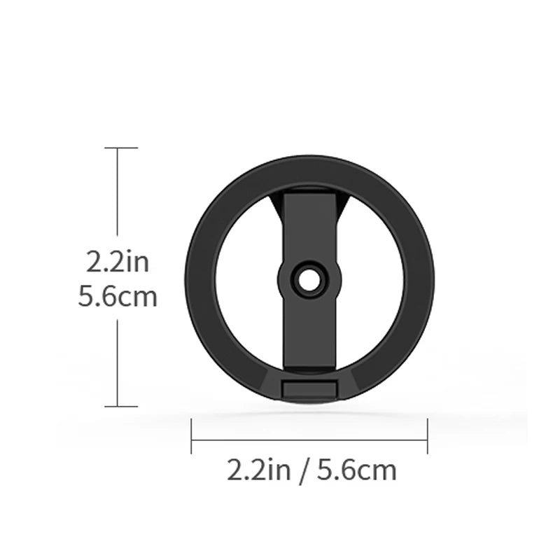 Photography Smartphone Strong Magnetic Stand for Magsafe Folding Double-sided Magnet Stand Finger Ring Bracket for iPhone 17 16