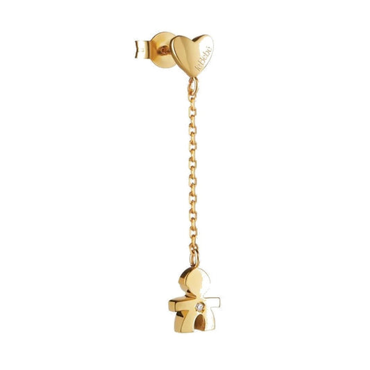 Ladies' Earrings leBebe LBB712 9 Carat Gold Golden