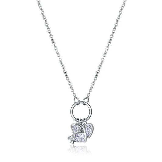 Ladies' Necklace Viceroy 9138C000-30 Silver