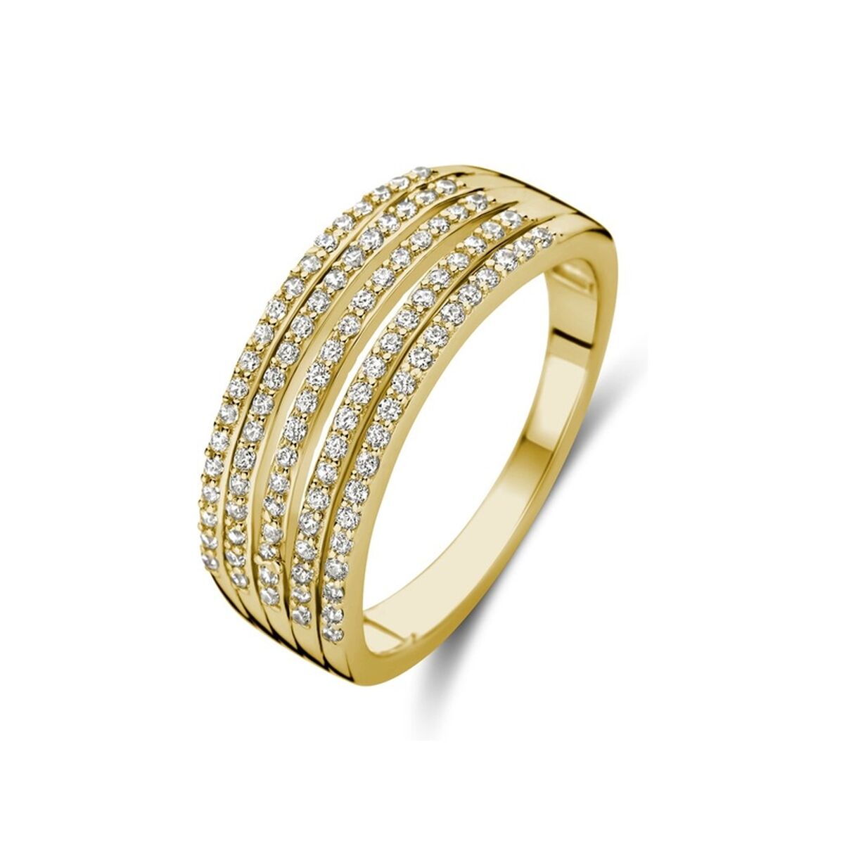 Ladies' Ring New Bling 9NB-1431-54 14 Golden