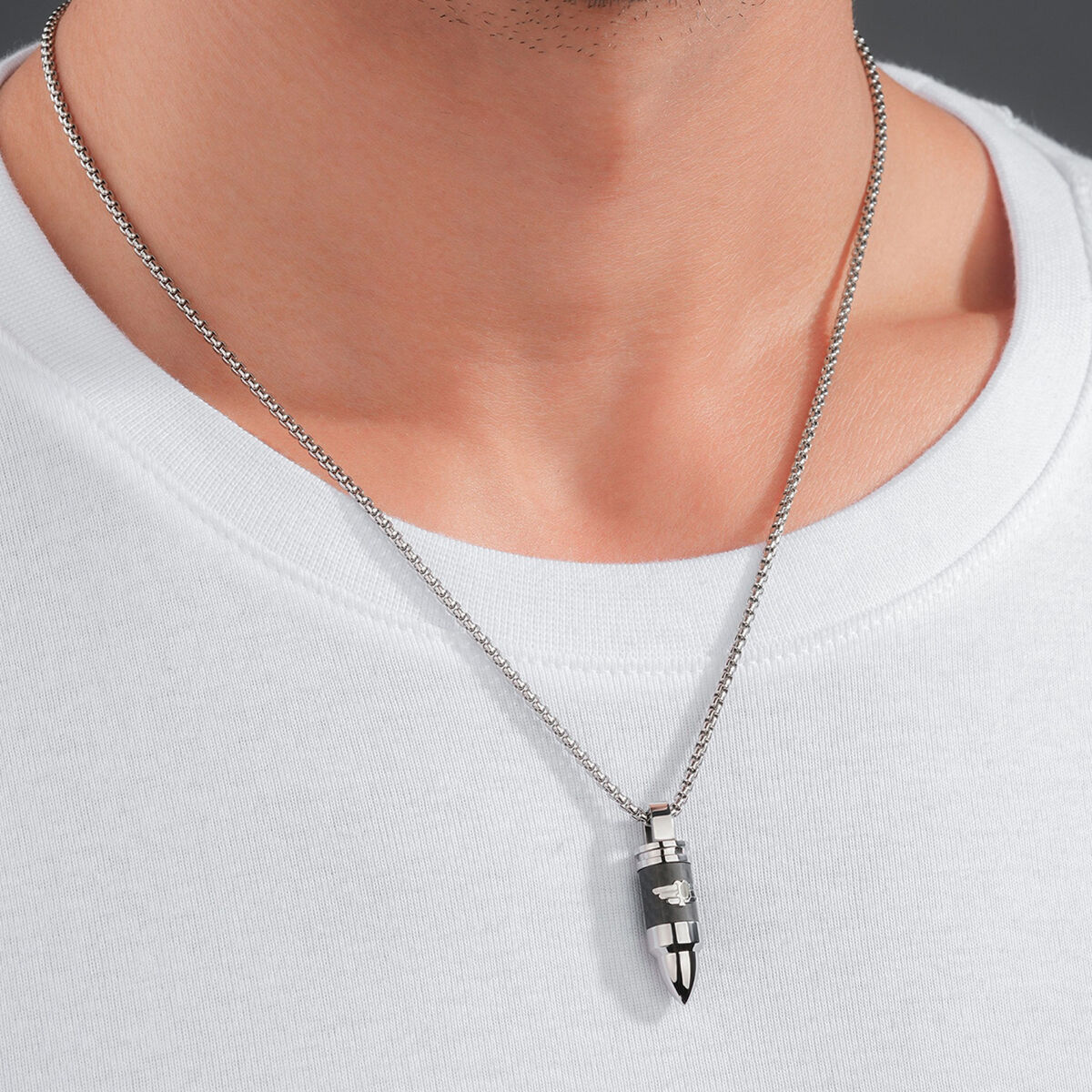 Men's Necklace Police PEAGN0034102 Silver