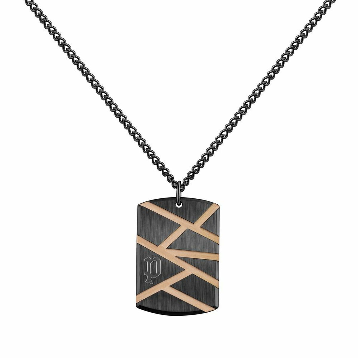 Men's Necklace Police PJ26485PSBR01 50 + 20 cm