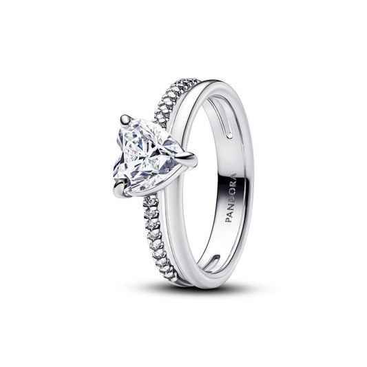 Ladies' Ring Pandora 193100C01-52 Silver 12