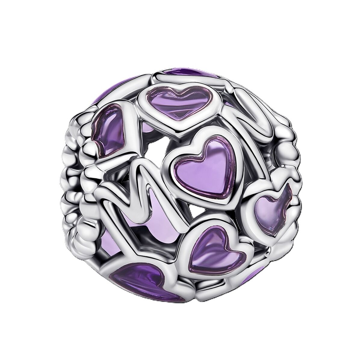 Ladies' Beads Pandora 793772C01 Purple Silver