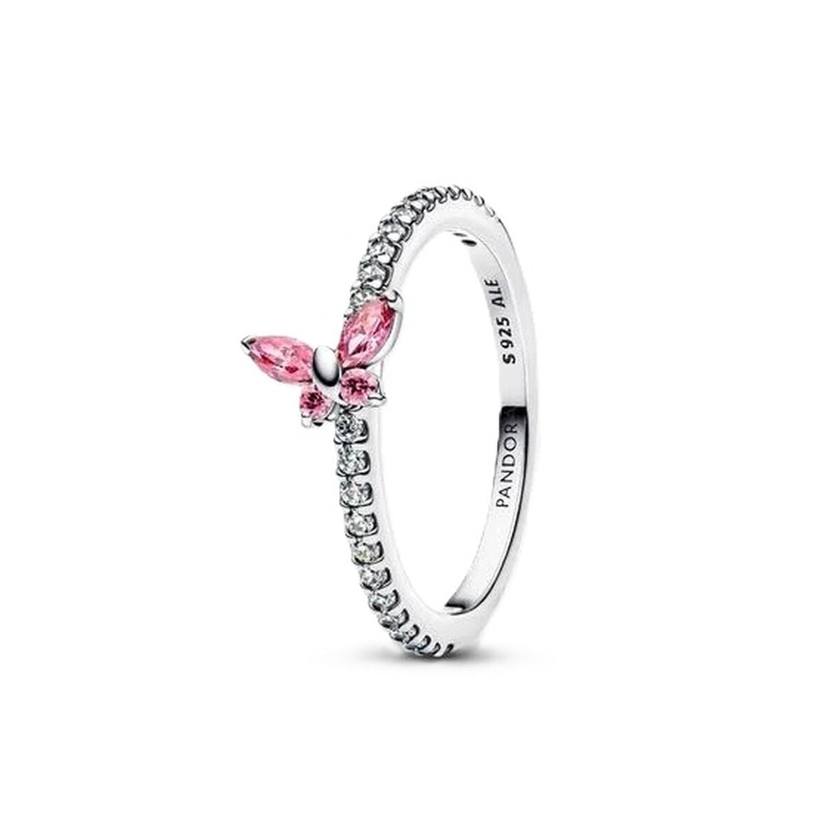 Ladies' Ring Pandora 194269C02-50 Silver Pink