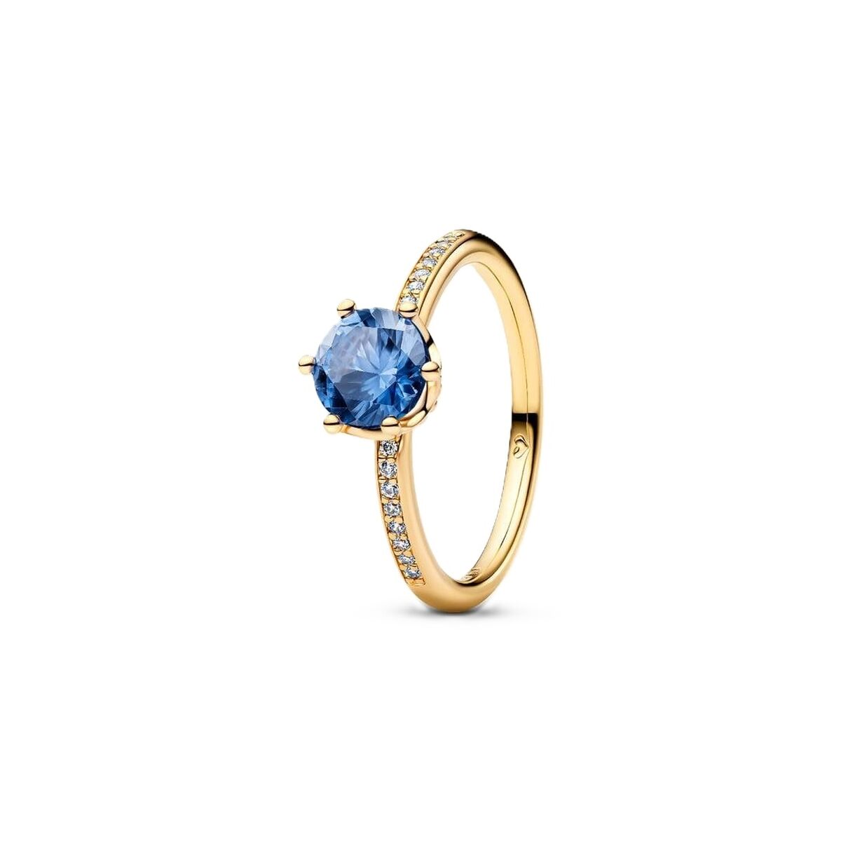 Ladies' Ring Pandora 168289C02-54 Blue Golden