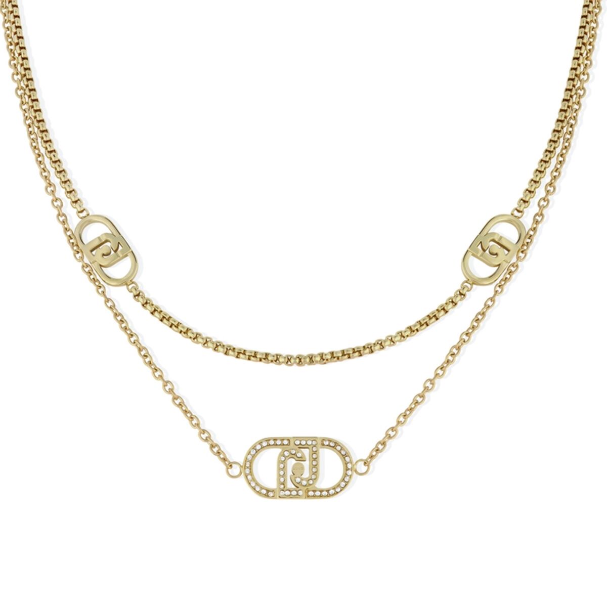 Ladies' Necklace LIU JO LJ2907 Golden