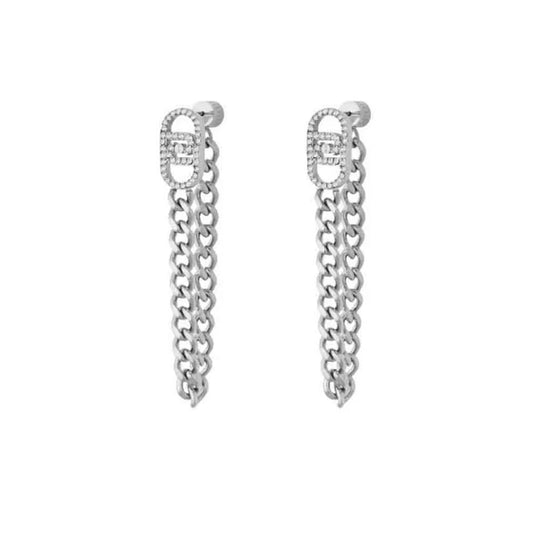 Ladies' Earrings LIU JO LJ3054 Silver