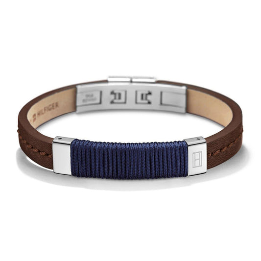 Men's Bracelet Tommy Hilfiger 2700765 Leather 25 cm