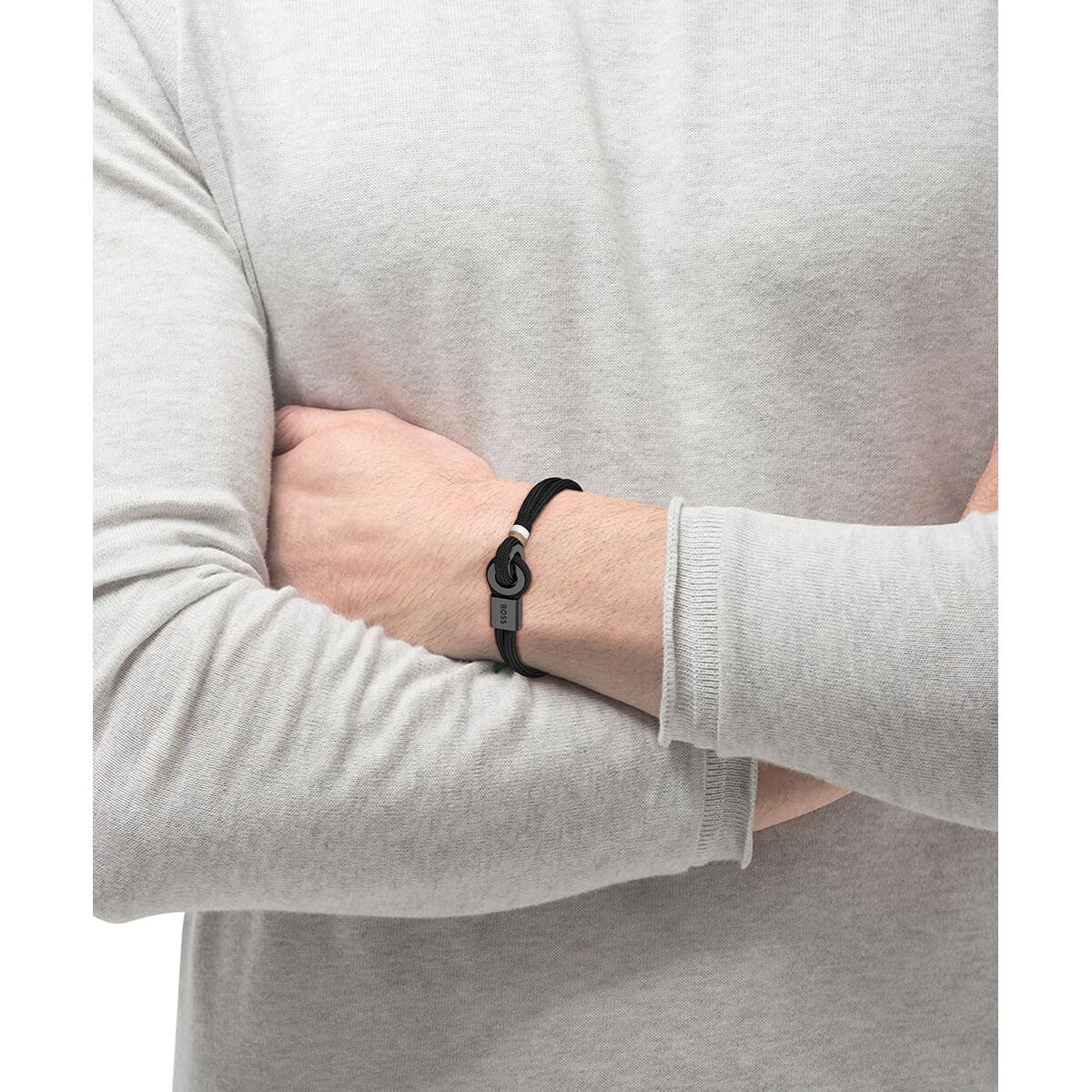 Men's Bracelet Hugo Boss 1580472S Nylon 17,5 cm