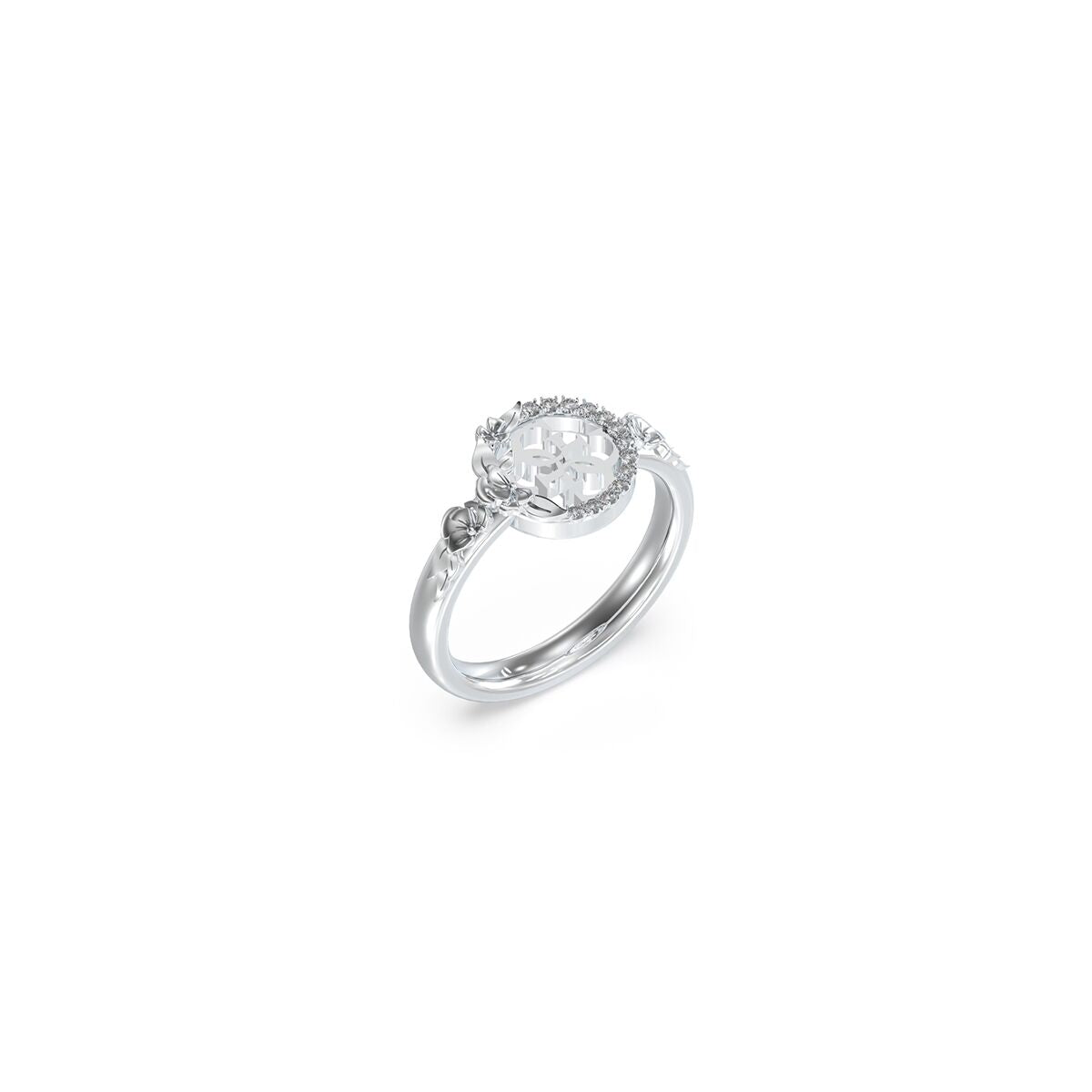 Ladies' Ring Guess JUBR05042JWRH56 Silver 16