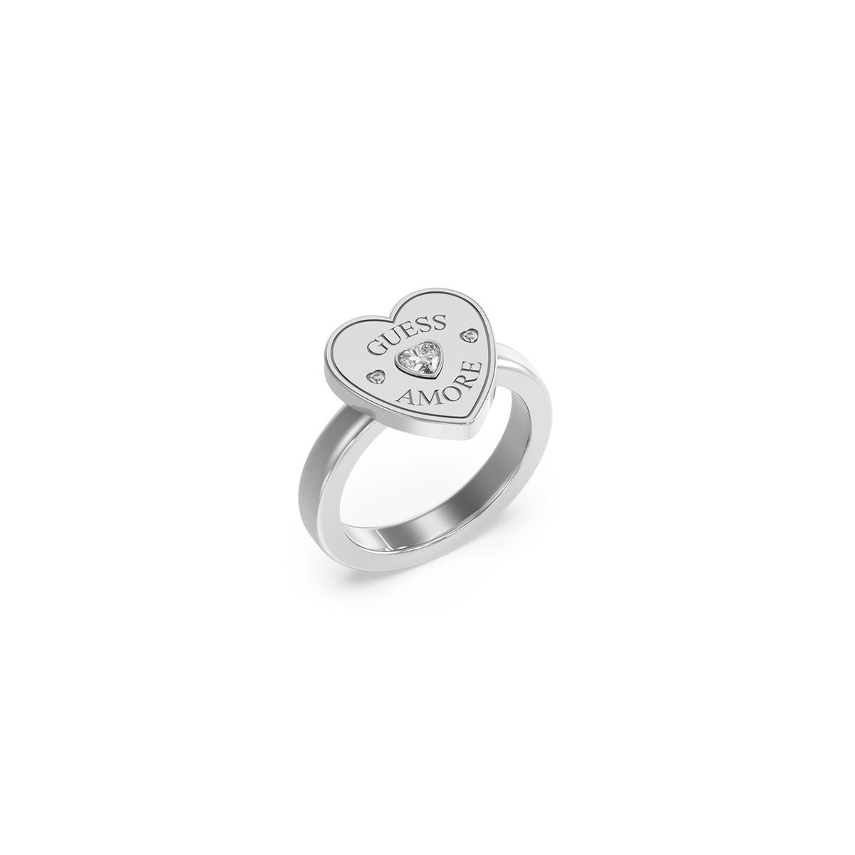 Ladies' Ring Guess JUBR05059JWRH56 16 Silver