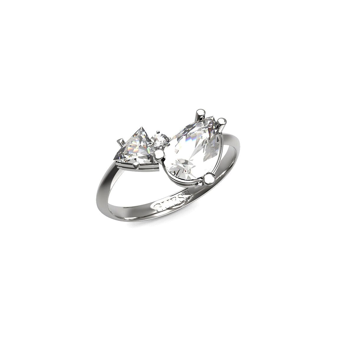 Ladies' Ring Guess JUBR04418JWRH52 Silver 12