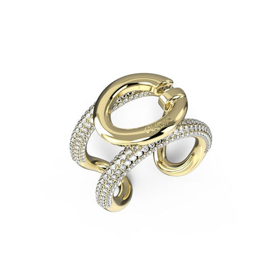 Ladies' Ring Guess JUBR04522JWYG56 Golden 16