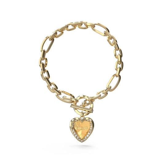 Ladies' Bracelet Guess JUBB04599JWYGS Silver