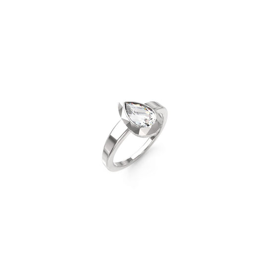 Ladies' Ring Guess JUBR05248JWRH54 14 Silver