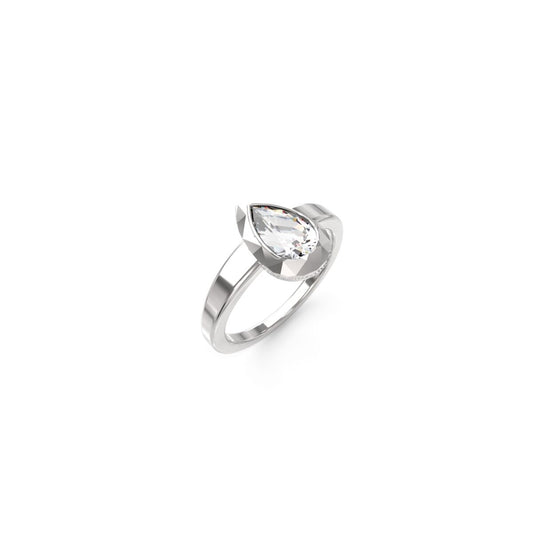 Ladies' Ring Guess JUBR05248JWRH56 16 Silver