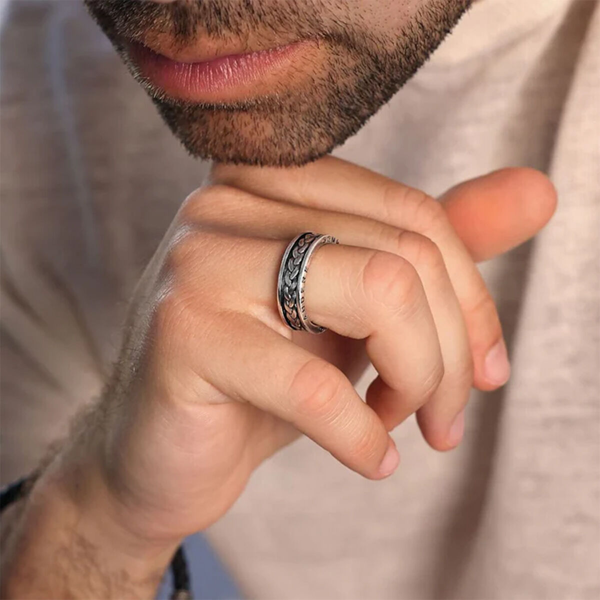 Men's Ring Albert M. WSOX00577.S-20 Silver 20