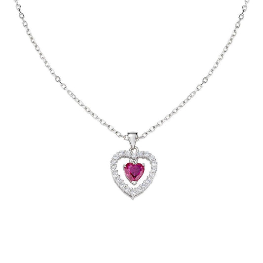 Ladies' Pendant Amen CLHSHBRBZ Silver