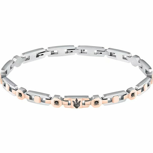 Men's Bracelet Maserati Stainless steel 21,5 cm Silver