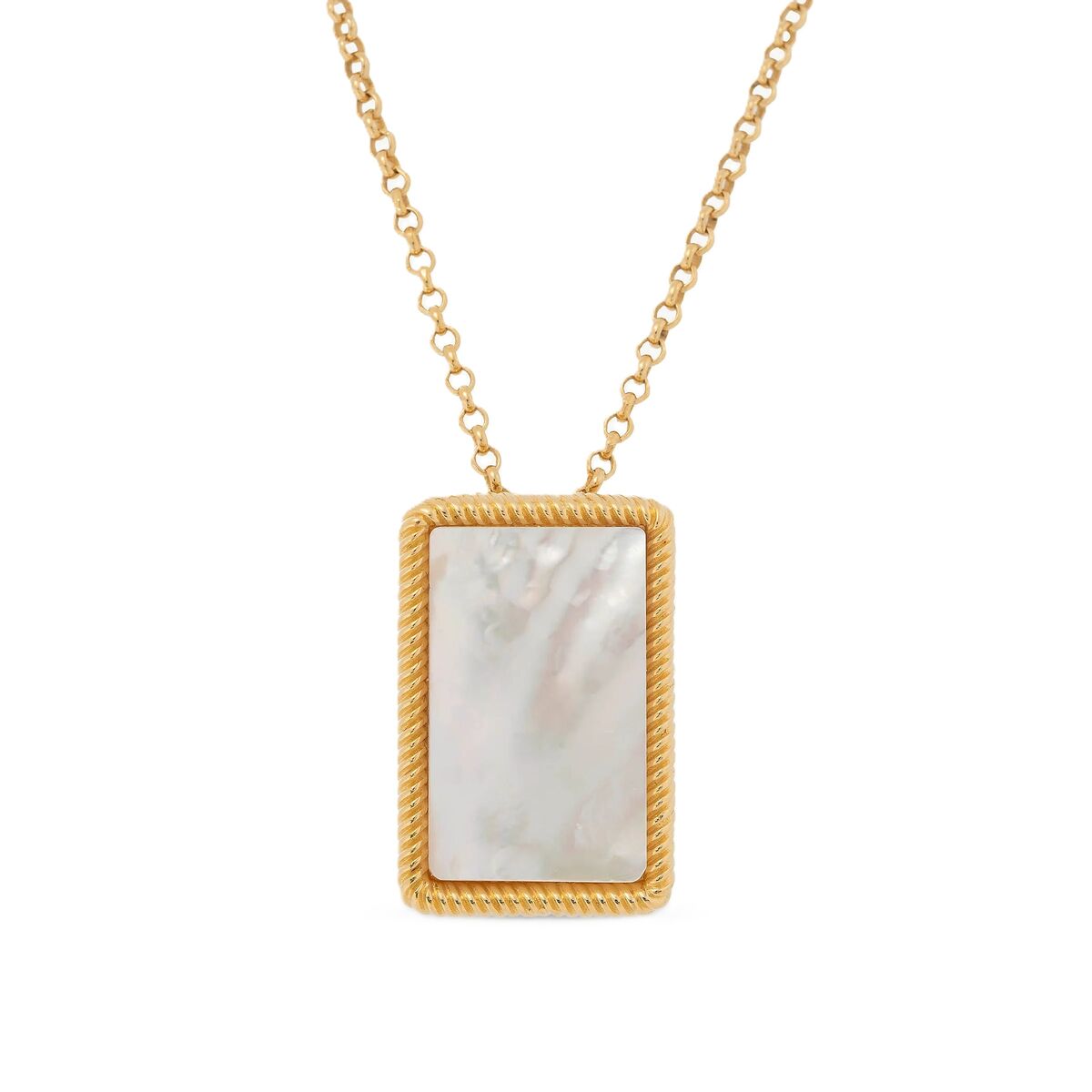 Ladies' Pendant Majorica 17789.00.1.N42.530.1 Golden White