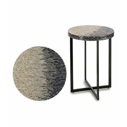 Side table Gift Decor BIG-S3603673 Grey Mother of pearl 45 x 62 x 45 cm