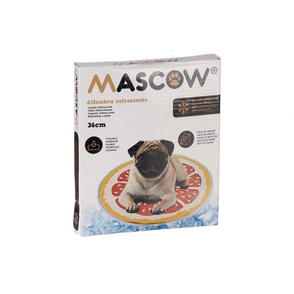 Refreshing Pet Mat Mascow Yellow Orange 35 x 1 x 35 cm