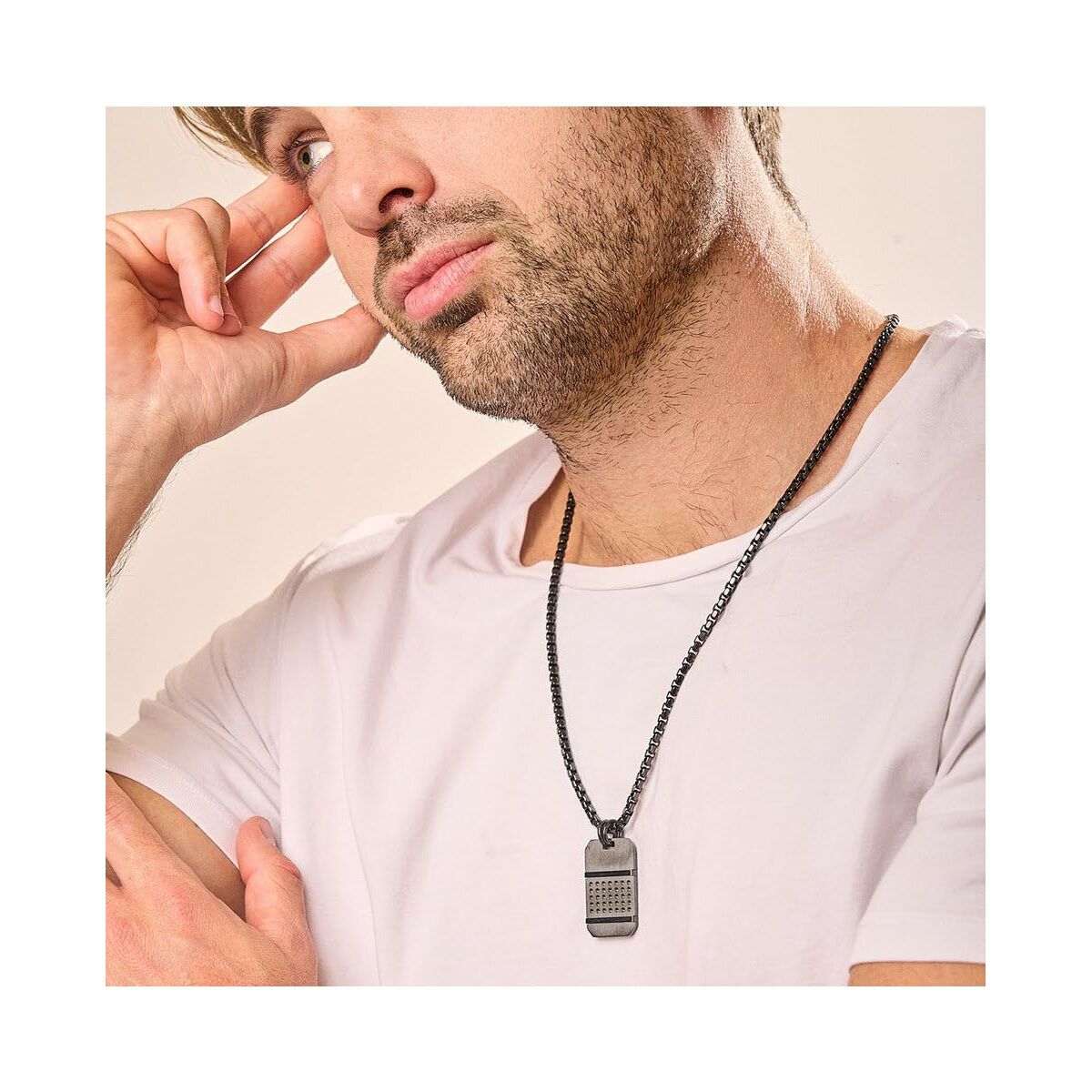 Men's Necklace Radiant RH000271 Black