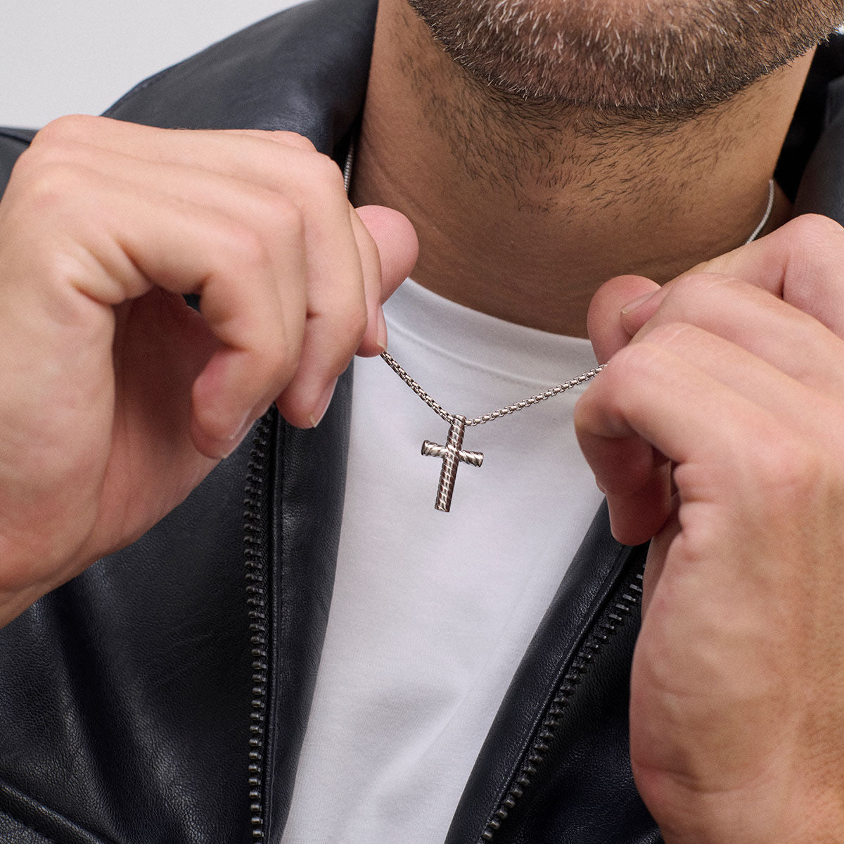 Men's Necklace Radiant RH000320 Silver