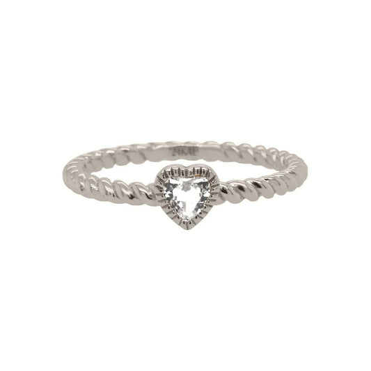 Ladies' Ring 24KAE 12417S/58 18 Silver