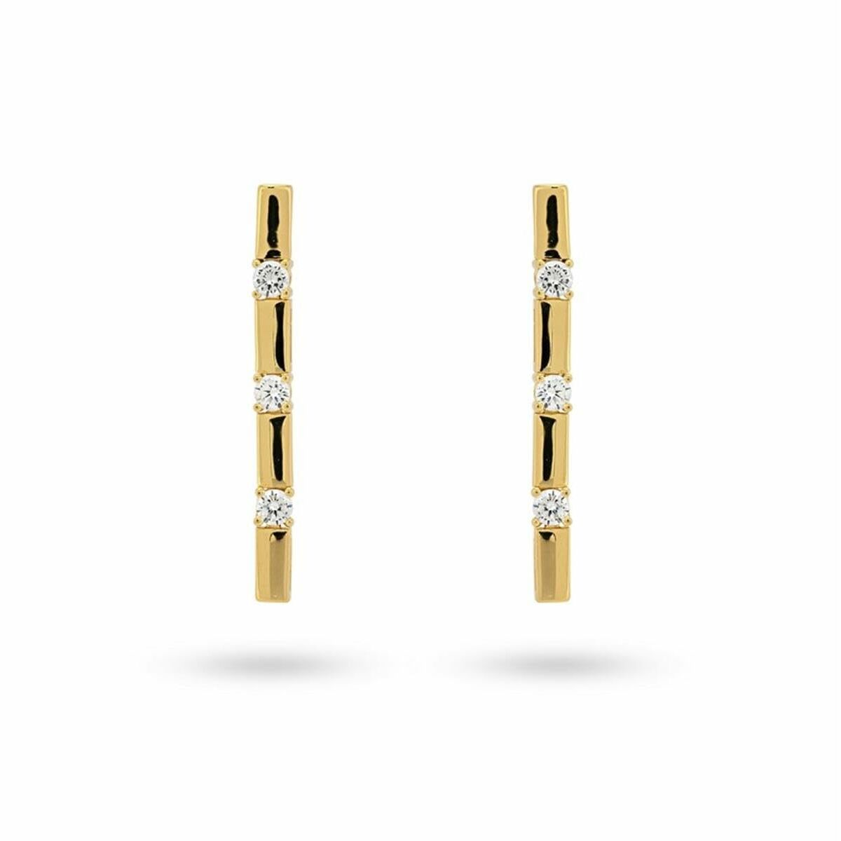 Ladies' Earrings 24KAE 42469Y Golden