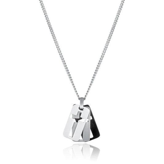 Men's Pendant Viceroy 75377C01019 Silver Black