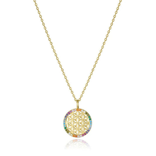 Ladies' Necklace Viceroy 15123C100-39 Golden
