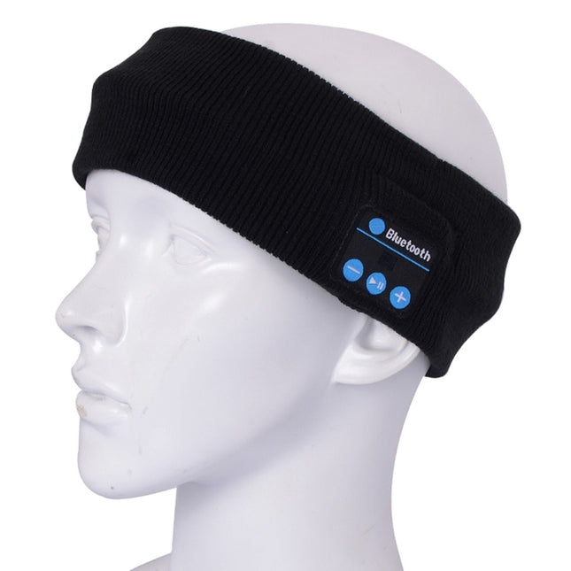 Knitted Bluetooth Headsfree Sport Music Headband with Mic for iPhone / Samsung and Other Bluetooth Devices
