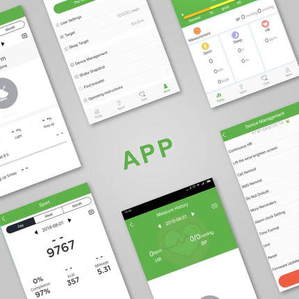 CK17S 0.96 inches IPS Screen Smart Bracelet IP67 Waterproof, Support Call Reminder / Heart Rate Monitoring / Blood Pressure Monitoring / Sleep Monitoring