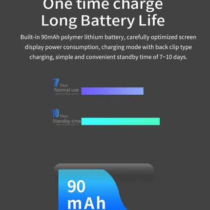 CHIGU C1Plus Fitness Tracker 0.96 inch IPS Screen Smartband Bracelet, IP67 Waterproof, Support Sports Mode / Blood Pressure / Sleep Monitor / Heart Rate Monitor / Fatigue Monitor / Sedentary Reminder