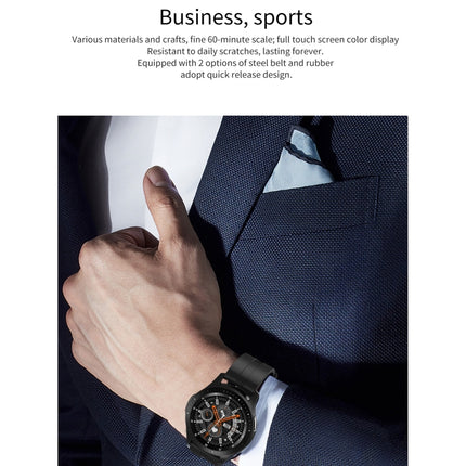 W68 1.54 inch Touch Screen IP67 Waterproof Smart Bracelet, Support Blood Oxygen Monitoring / Bluetooth Call / Heart Rate Monitoring, Style: Steel Strap