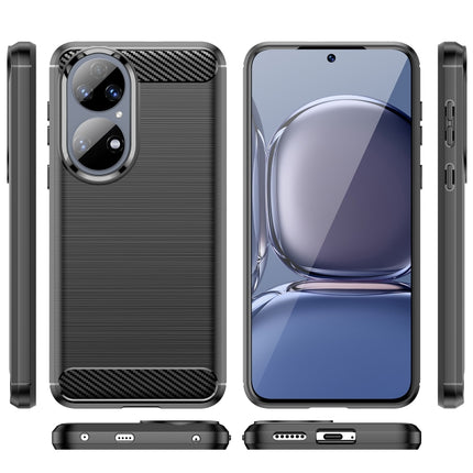 Brushed Texture Carbon Fiber TPU Case