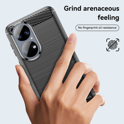 Brushed Texture Carbon Fiber TPU Case