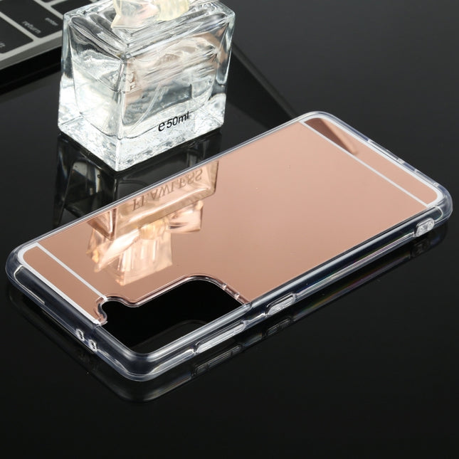 TPU + Acrylic Luxury Plating Mirror Phone Case Cover
