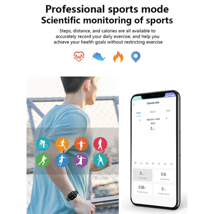 M9 1.4 inch TFT Screen IP67 Waterproof Smart Bracelet, Support Sleep Monitoring / Heart Rate Monitoring / Blood Pressure Monitoring