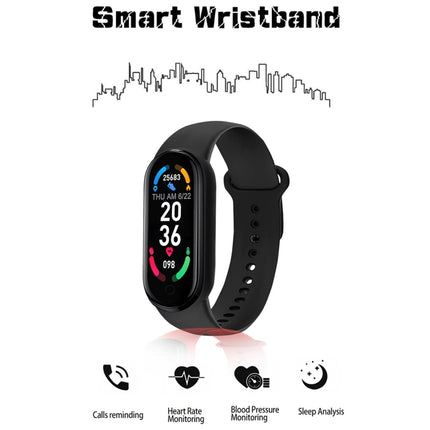 1M7 Sports Smart Bracelet, Support Heart Rate Monitoring & Blood Pressure Monitoring & Sleep Monitoring & Sedentary Reminder