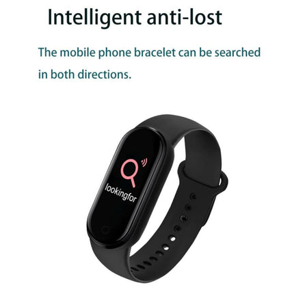 1M7 Sports Smart Bracelet, Support Heart Rate Monitoring & Blood Pressure Monitoring & Sleep Monitoring & Sedentary Reminder