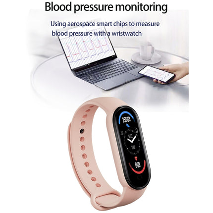 1M7 Sports Smart Bracelet, Support Heart Rate Monitoring & Blood Pressure Monitoring & Sleep Monitoring & Sedentary Reminder
