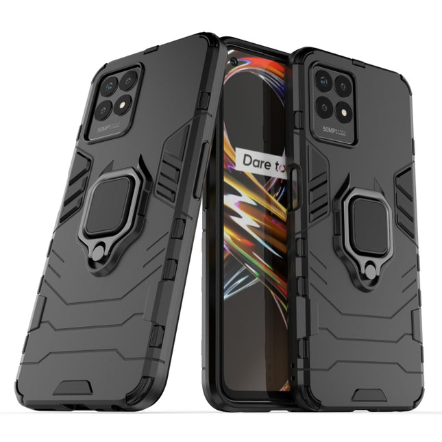 Shockproof PC + TPU Protective Case with Magnetic Ring Holder