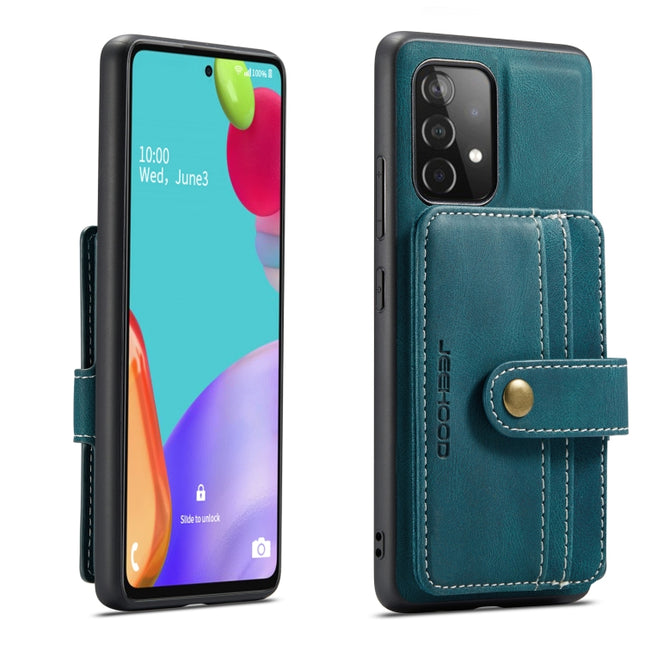 JEEHOOD RFID Blocking Anti-Theft Magnetic PU + TPU Phone Case with Card Slot