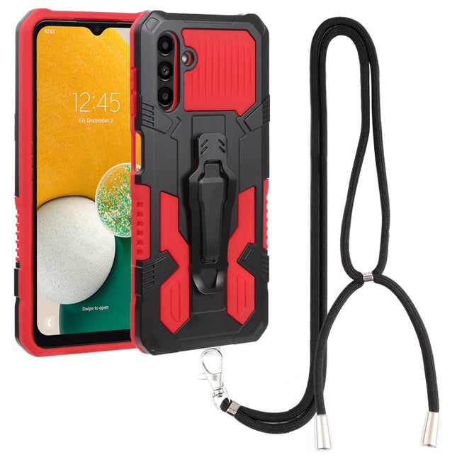 Armor Warrior Shockproof PC + TPU Lanyard Phone Case
