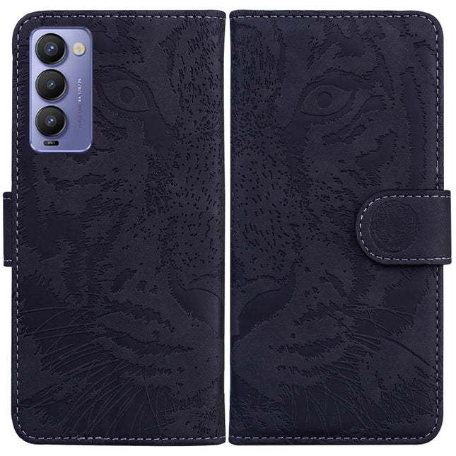 Tiger Embossing Pattern Horizontal Flip Leather Phone Case